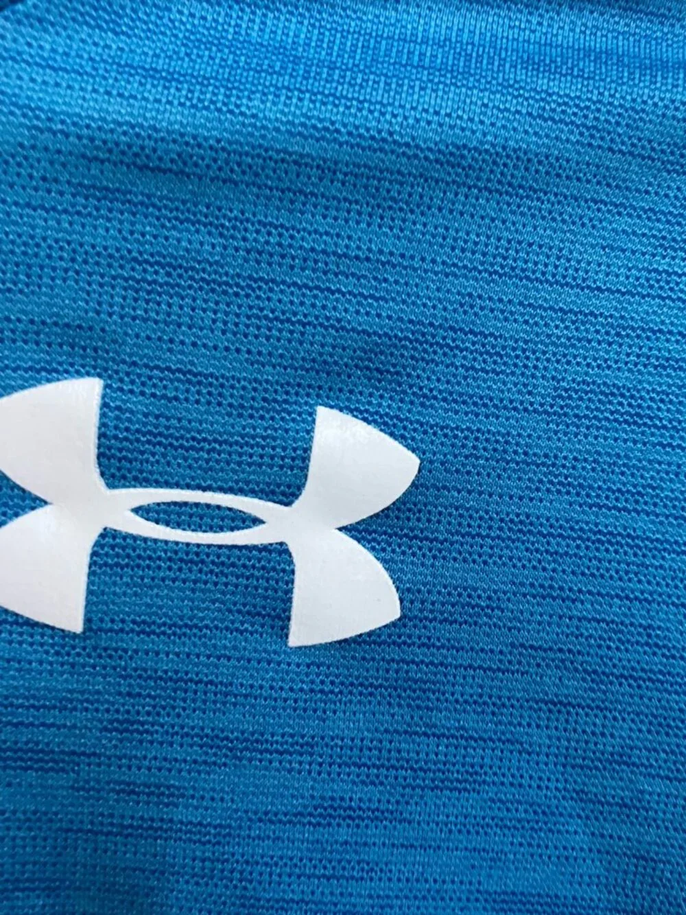 Under Armour Activewear Top Hoodie Youth Girls YLG Blue HeatGear Long Sleeves
